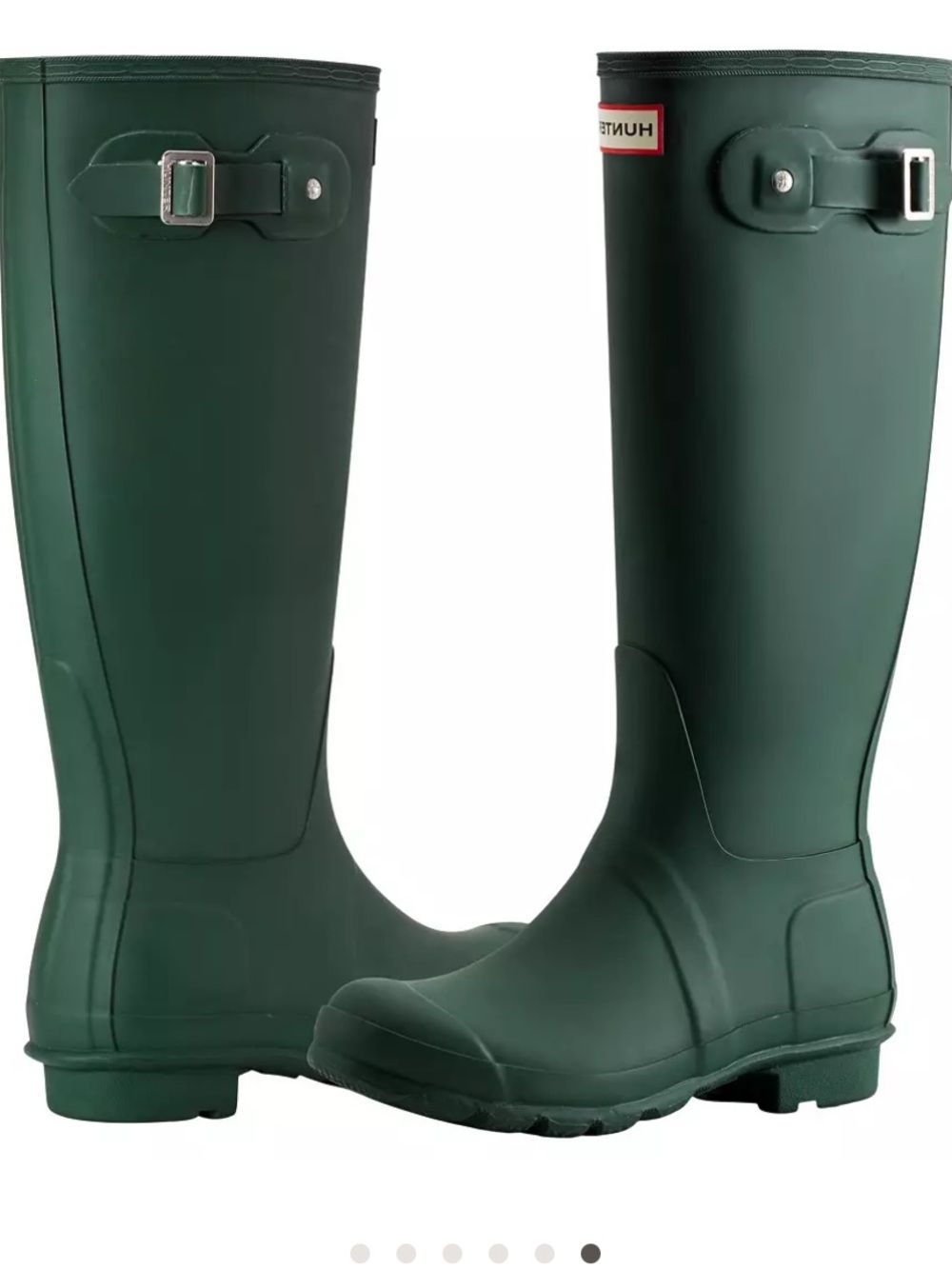 NWT Hunter Tall Gloss Rain Boots in Forest Green Sz 10